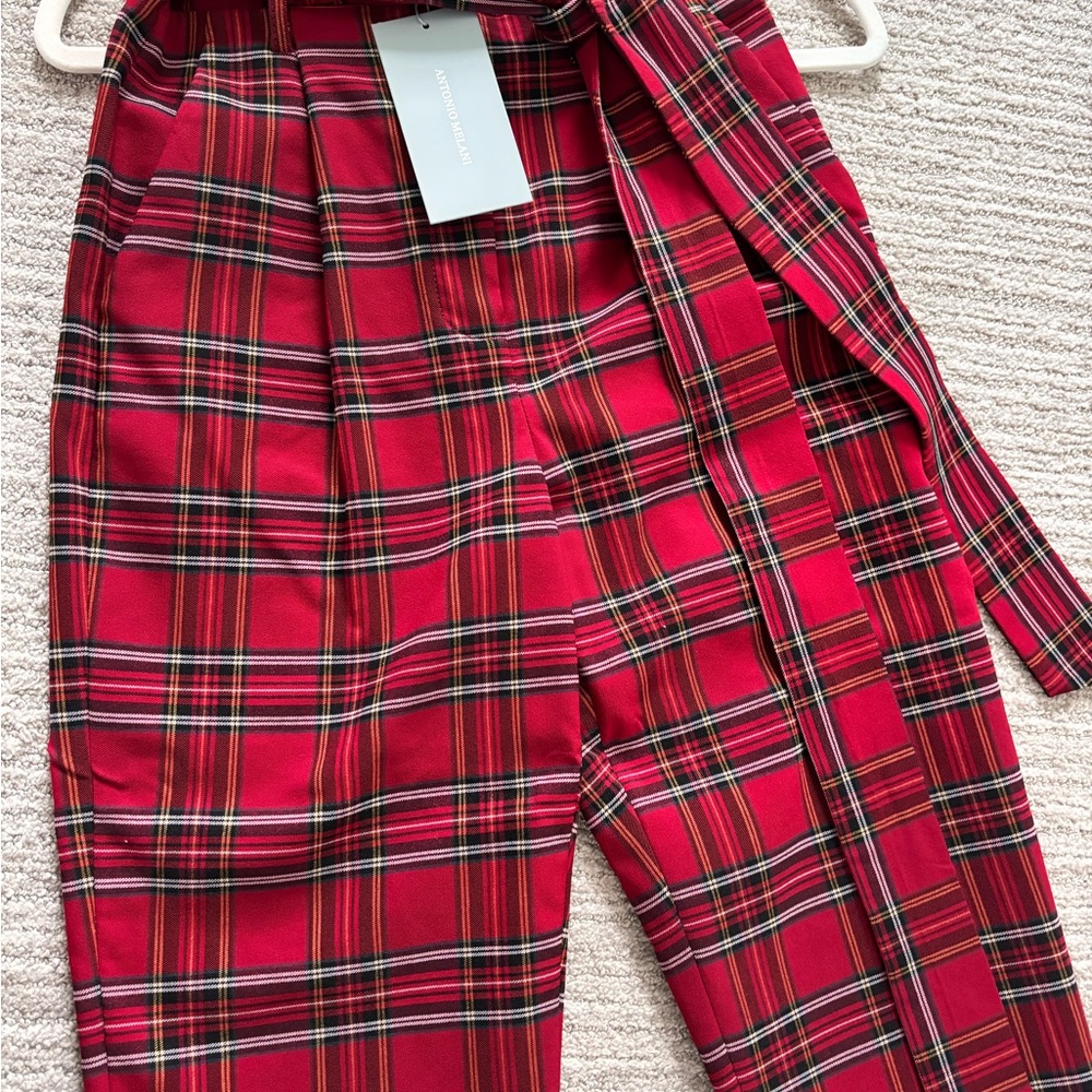 Antonio Melani tartan pants